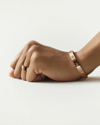 [Aetheris]CLASSIC 6.1MM LOVE BRACELET 10-DIAMOND FULL PAVÉ