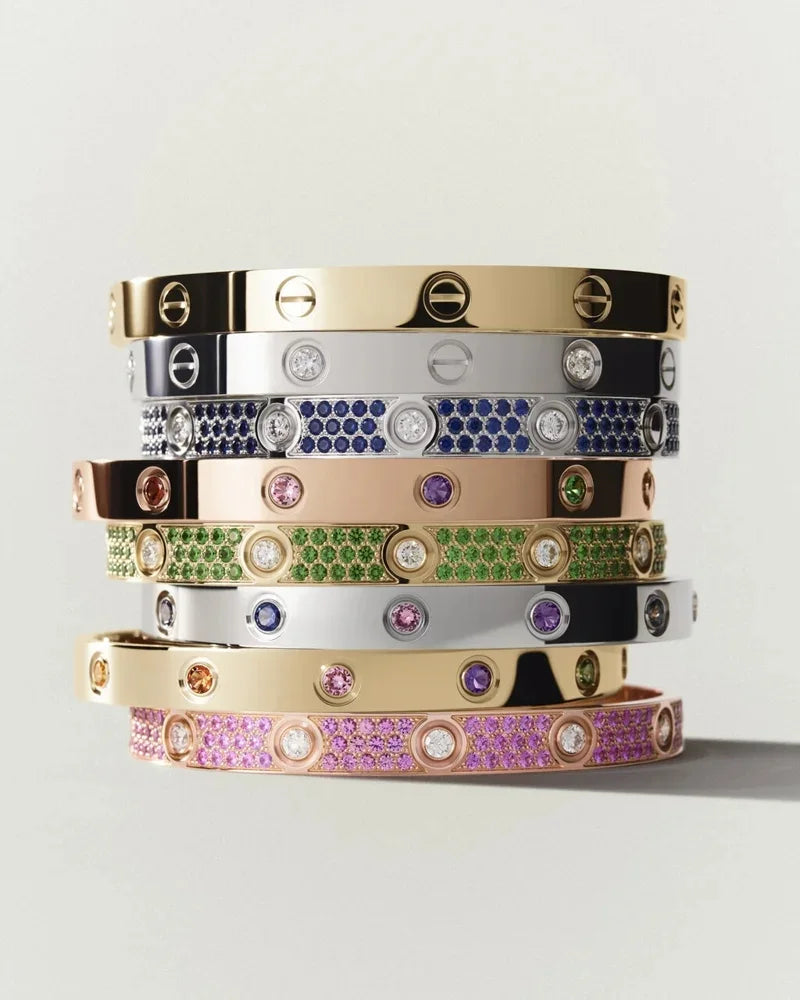 [Aetheris]CLASSIC 6.1MM LOVE BRACELET 10-DIAMOND FULL PAVÉ