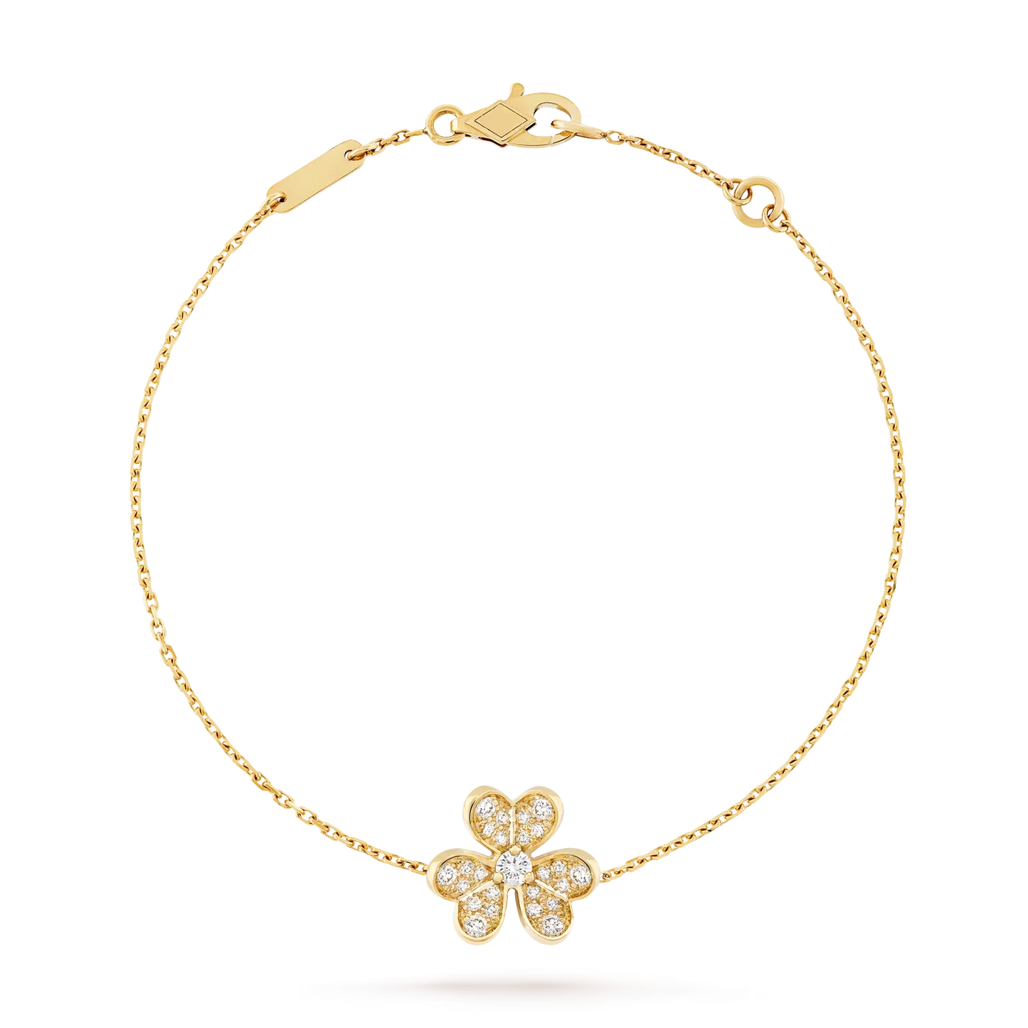 [Aetheris]LUMINOUS BLOSSOM SINGLE-MOTIF CHARM BRACELET