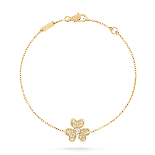 [Aetheris]LUMINOUS BLOSSOM SINGLE-MOTIF CHARM BRACELET