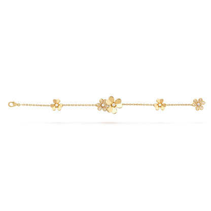 [Aetheris]LUMINOUS BLOSSOM 5-MOTIF CHARM BRACELET