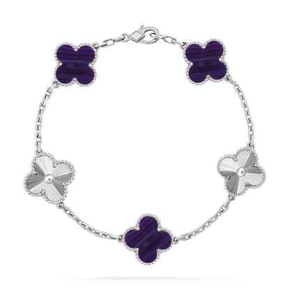 [Aetheris]GLÜCKKLEE-ARMBAND MIT 5 MOTIVEN - CHAROIT-KOLLEKTION