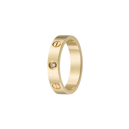 [Aetheris]LOVE 4MM 1 DIAMANTENRING