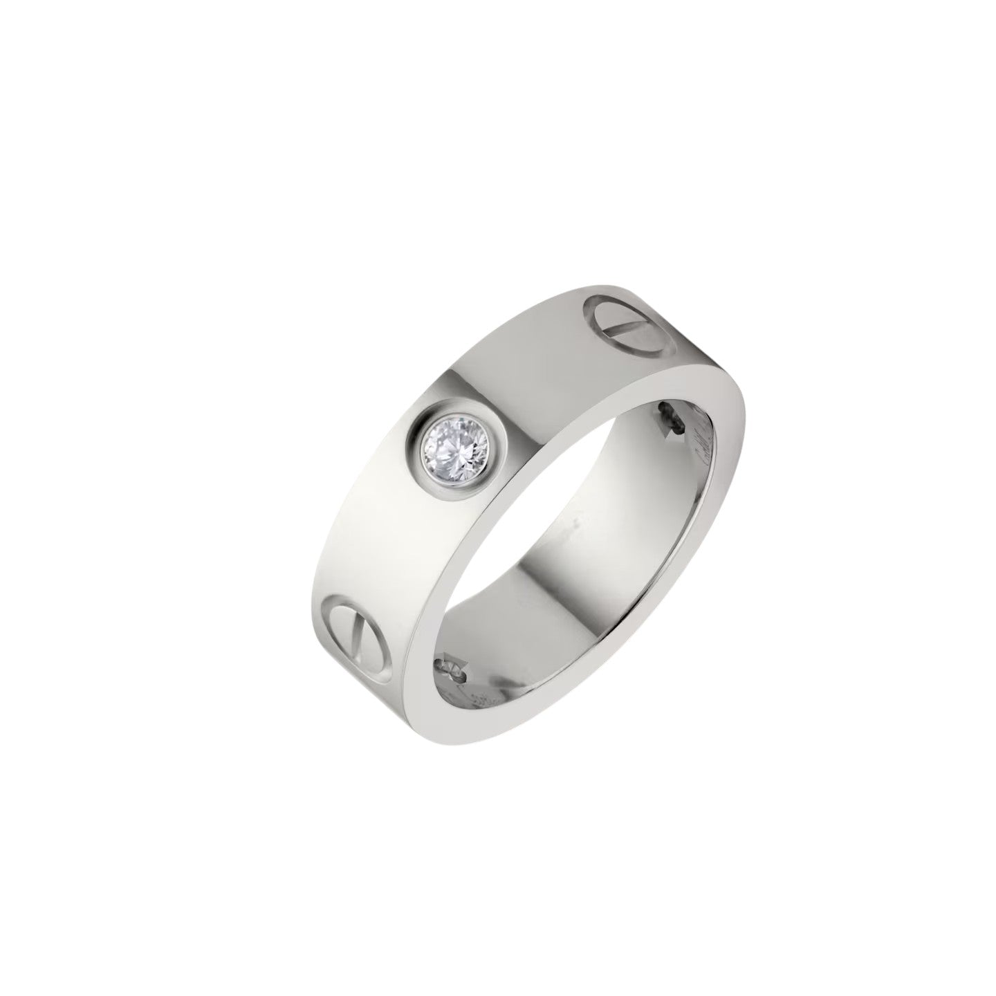 [Aetheris]LOVE 5.5MM 3 DIAMONDS RING