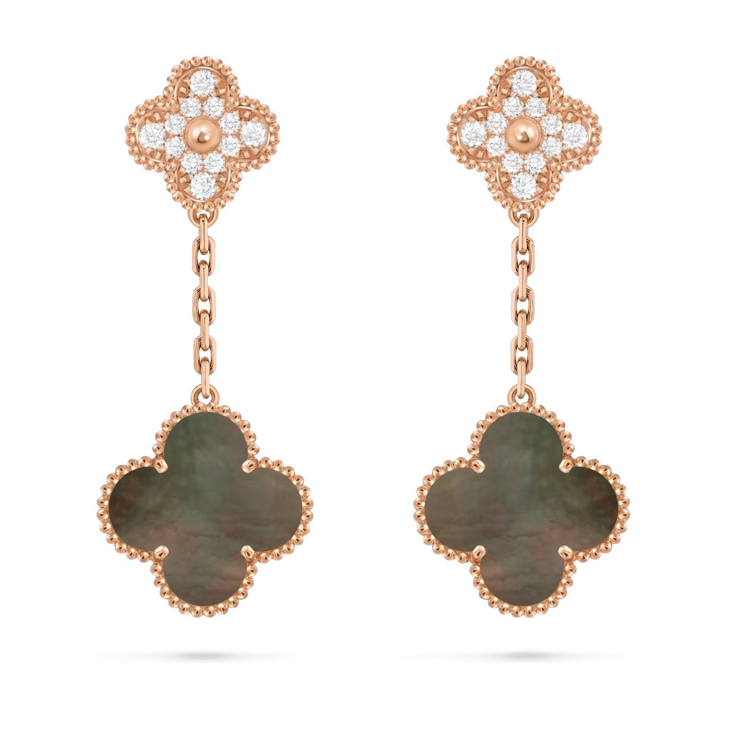 [Aetheris]KLEE DOPPEL-MOTIV STATEMENT OHRSTECKER - DOUBLE-CHARM KOLLEKTION