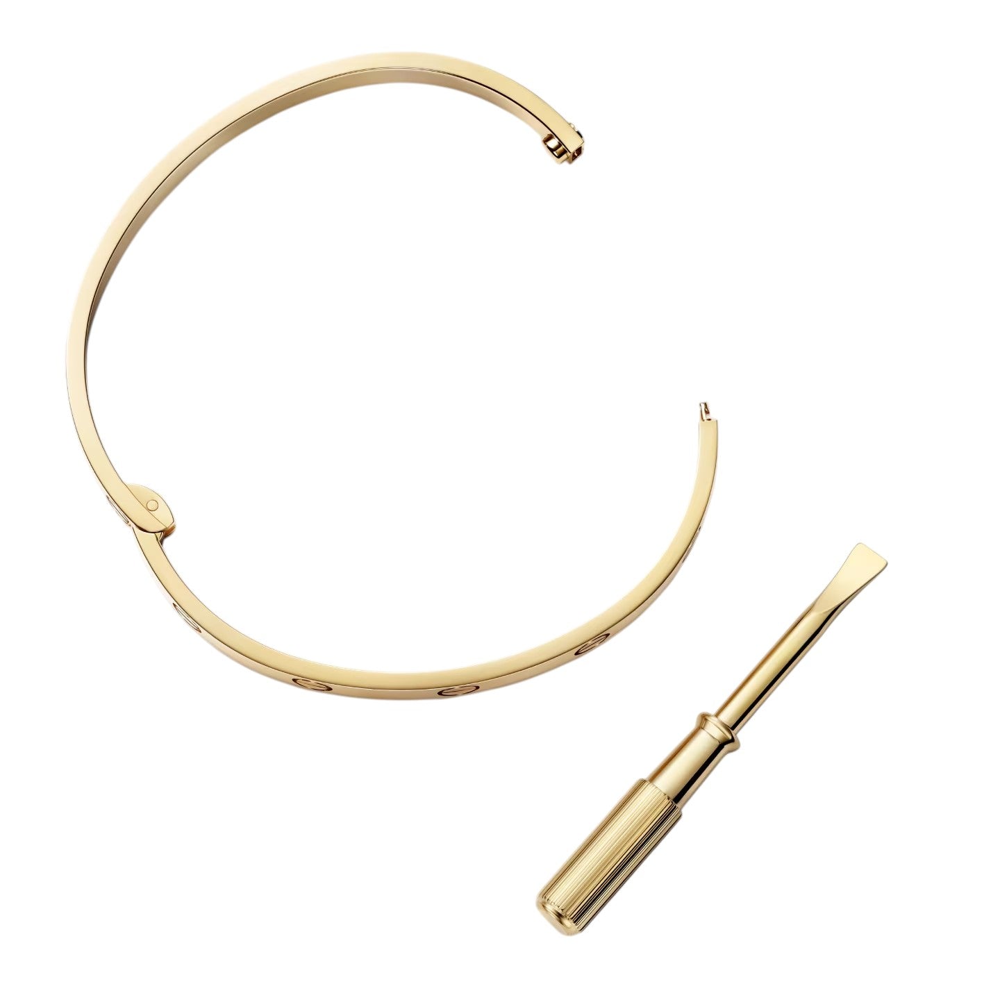 [Aetheris]CLASSIC 6.1MM LOVE SINGLE-SCREW CLOSURE BANGLE