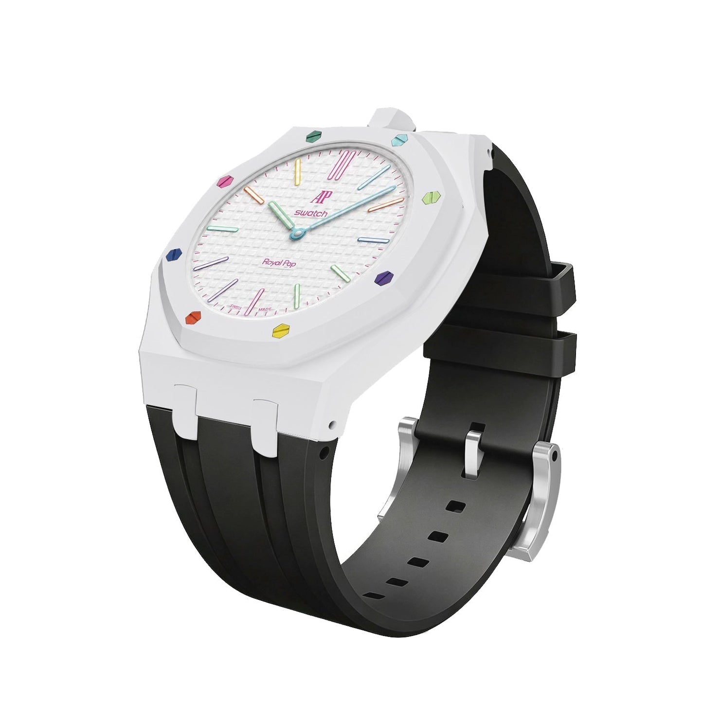 [Aetheris]Royal Oak Pop Exclusive Bioceramic Case & Silicone Strap Mix Color