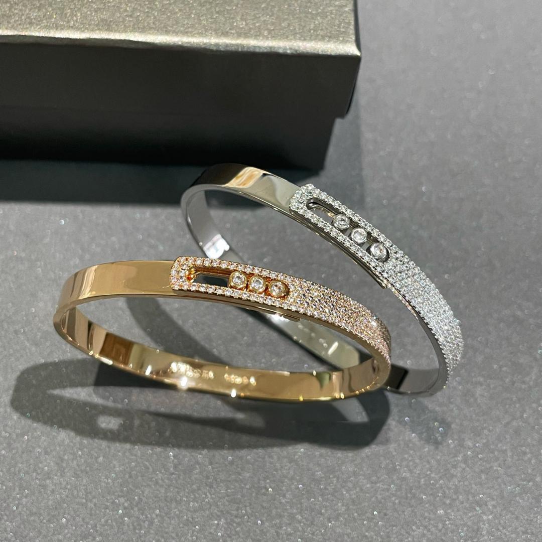 [Aetheris]MOVE NOA PAVÉ DIAMOND BANGLE BRACELET