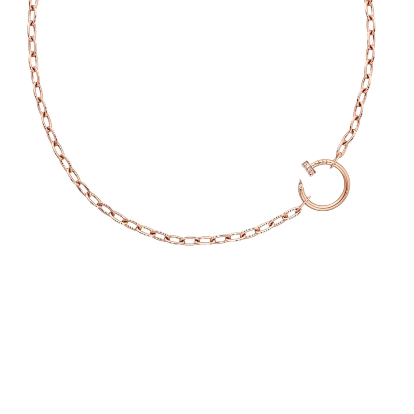 [Aetheris]CLOU DIAMOND NAIL PENDANT NECKLACE