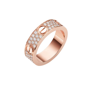 [Aetheris]LOVE 5.5MM FULL-PAVÉ DIAMOND RING