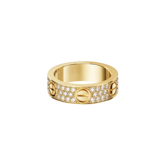 [Aetheris]LOVE 5.5MM FULL-PAVÉ DIAMOND RING