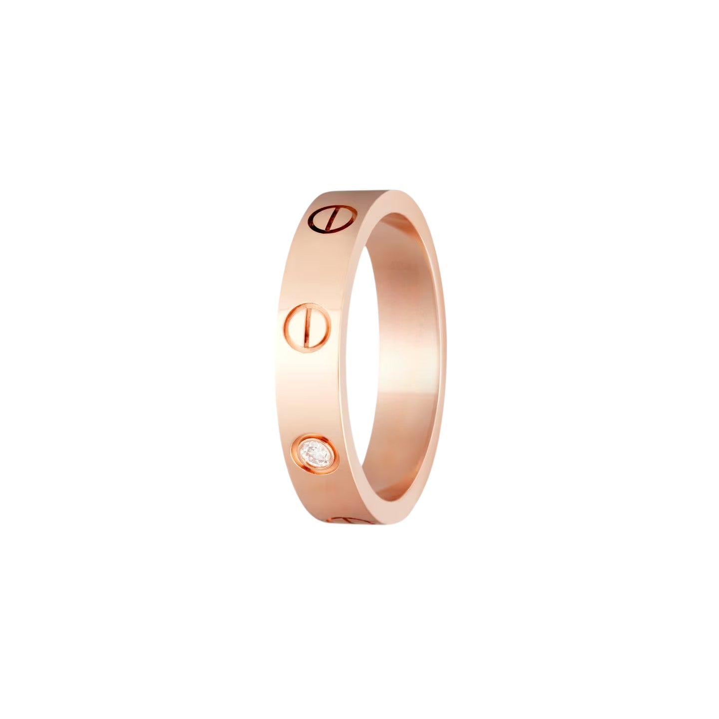 [Aetheris]LOVE 4MM 1 DIAMANTENRING