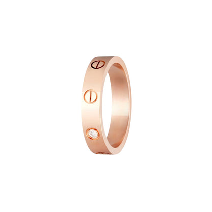 [Aetheris]LOVE 4MM 1 DIAMANTENRING