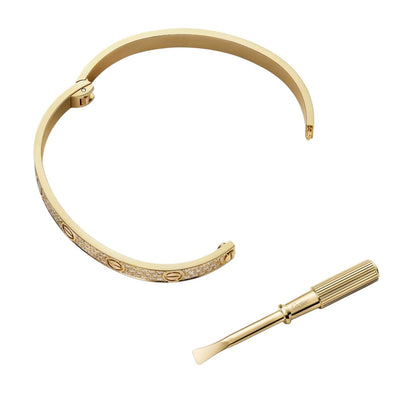 [Aetheris]CLASSIC 6.1MM LOVE BANGLE - FULL PAVÉ