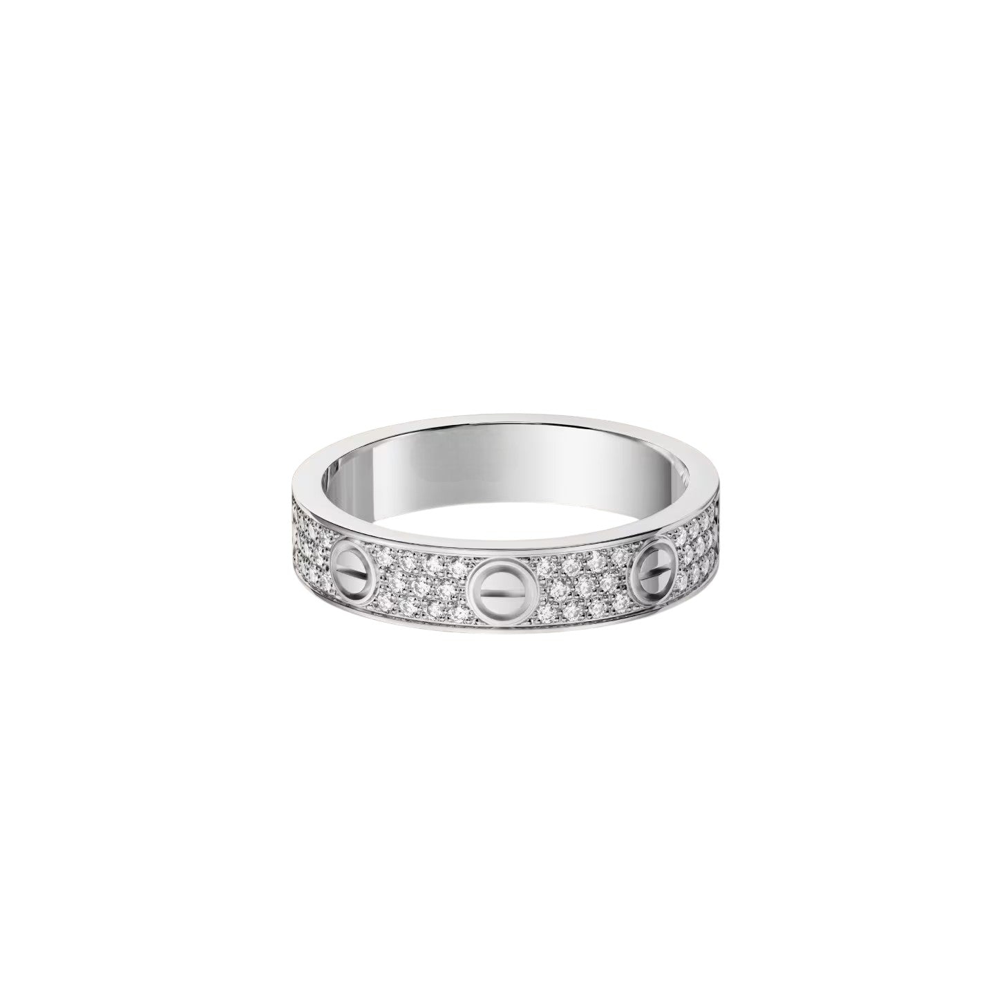 [Aetheris]LOVE 4MM PAVÉ DIAMOND RING