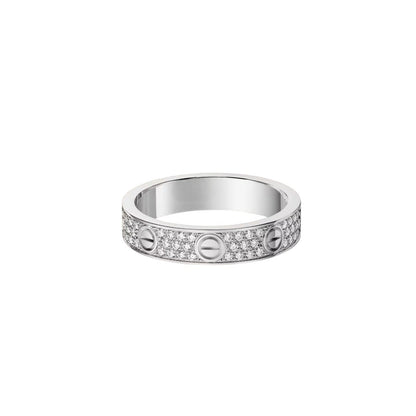 [Aetheris]LOVE 4MM PAVÉ DIAMOND RING