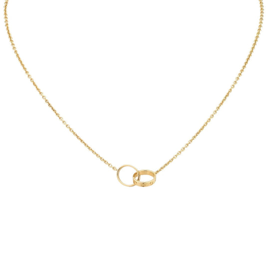 [Aetheris]LOVE DOUBLE-RING PENDANT NECKLACE