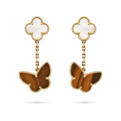 [Aetheris]KLEE DOPPEL-MOTIV STATEMENT OHRSTECKER - DOUBLE-CHARM KOLLEKTION
