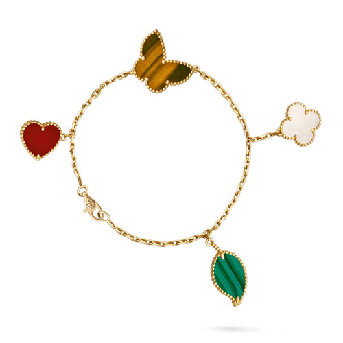 [Aetheris]LUCKY NATURE MULTI-CHARM ARMBAND