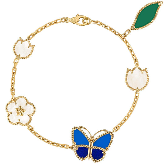 [Aetheris]FRÜHLINGSERWACHEN SCHMETTERLING & BLUMENZAUBER ARMBAND