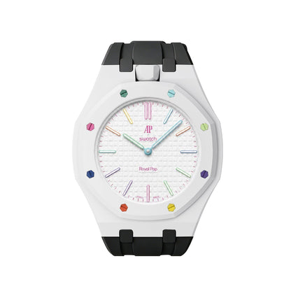 [Aetheris]Royal Oak Pop Exclusive Bioceramic Case & Silicone Strap Mix Color