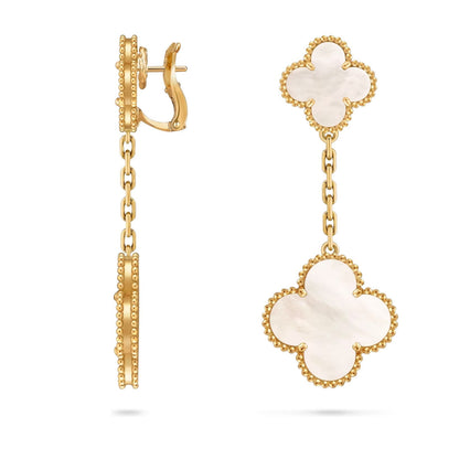 [Aetheris]KLEE DOPPEL-MOTIV STATEMENT OHRSTECKER - DOUBLE-CHARM KOLLEKTION