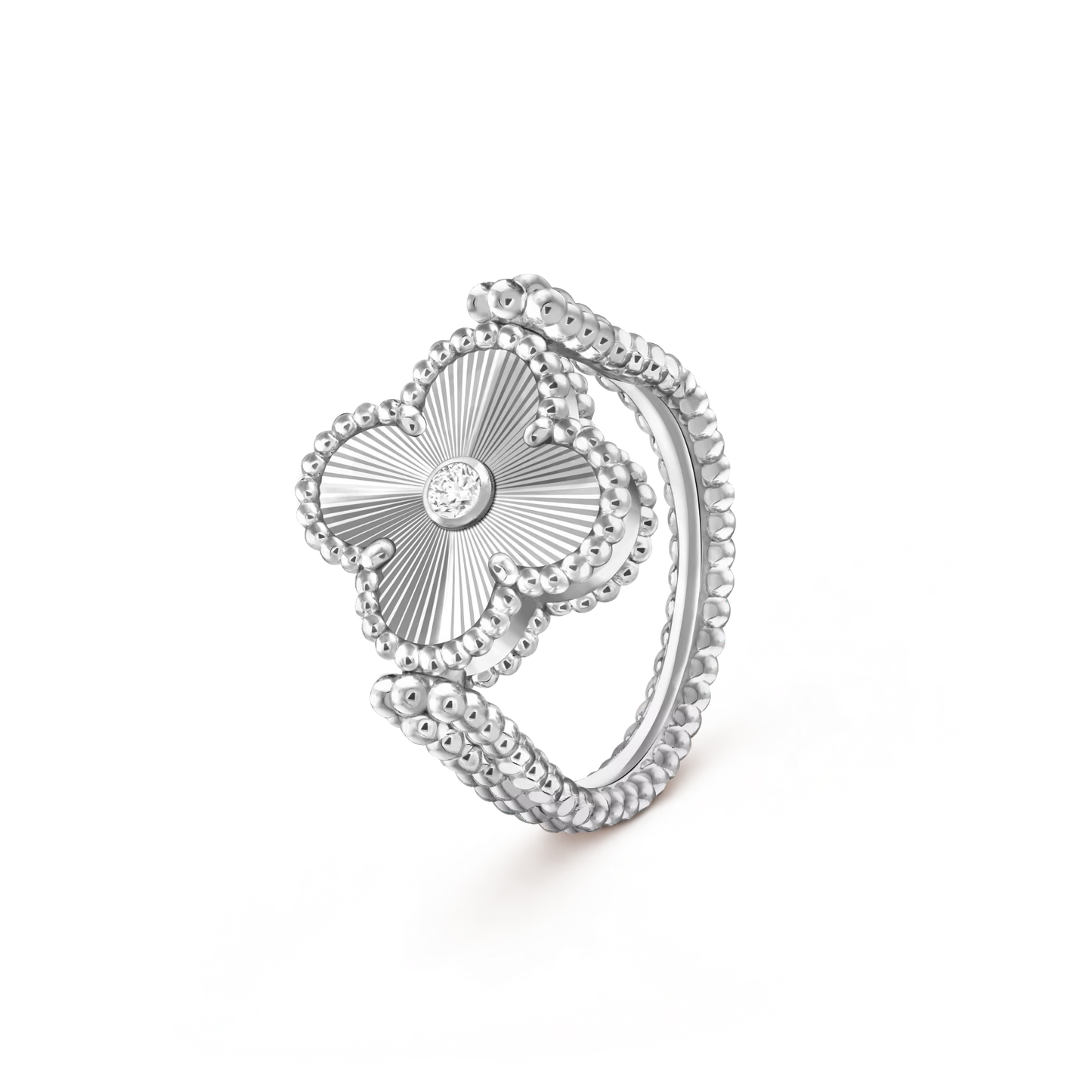 [Aetheris]GLÜCKKLEE WEISSGOLD WENDE-RING