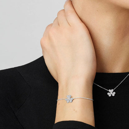 [Aetheris]LUMINOUS BLOSSOM SINGLE-MOTIF CHARM BRACELET