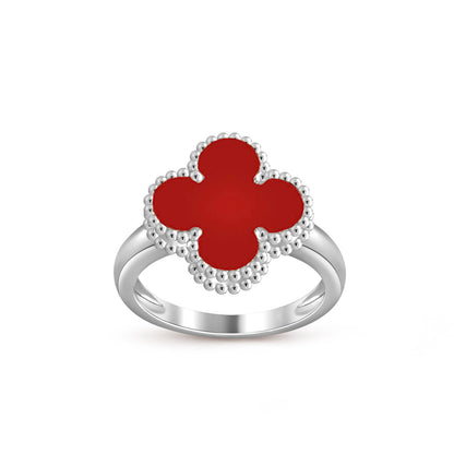 [Aetheris]LUCKY CLOVER VINTAGE WEISSGOLD-RINGKOLLEKTION