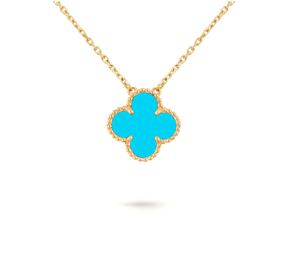 [Aetheris] 15MM KLEEBLUMEN ANHÄNGER KETTE KOLLEKTION