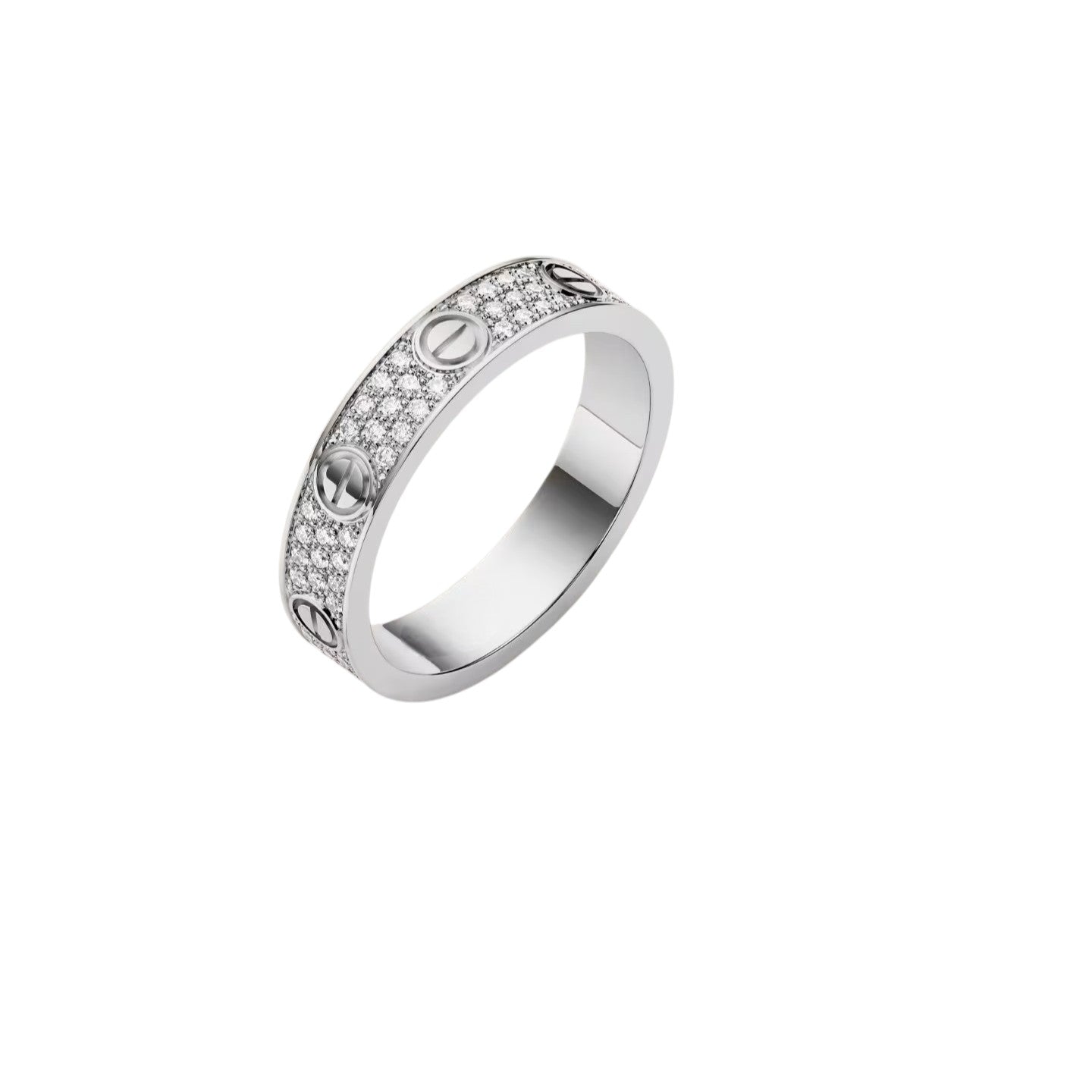 [Aetheris]LOVE 4MM PAVÉ DIAMOND RING