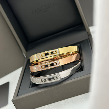 [Aetheris]MOVE NOA PAVÉ DIAMOND BANGLE BRACELET