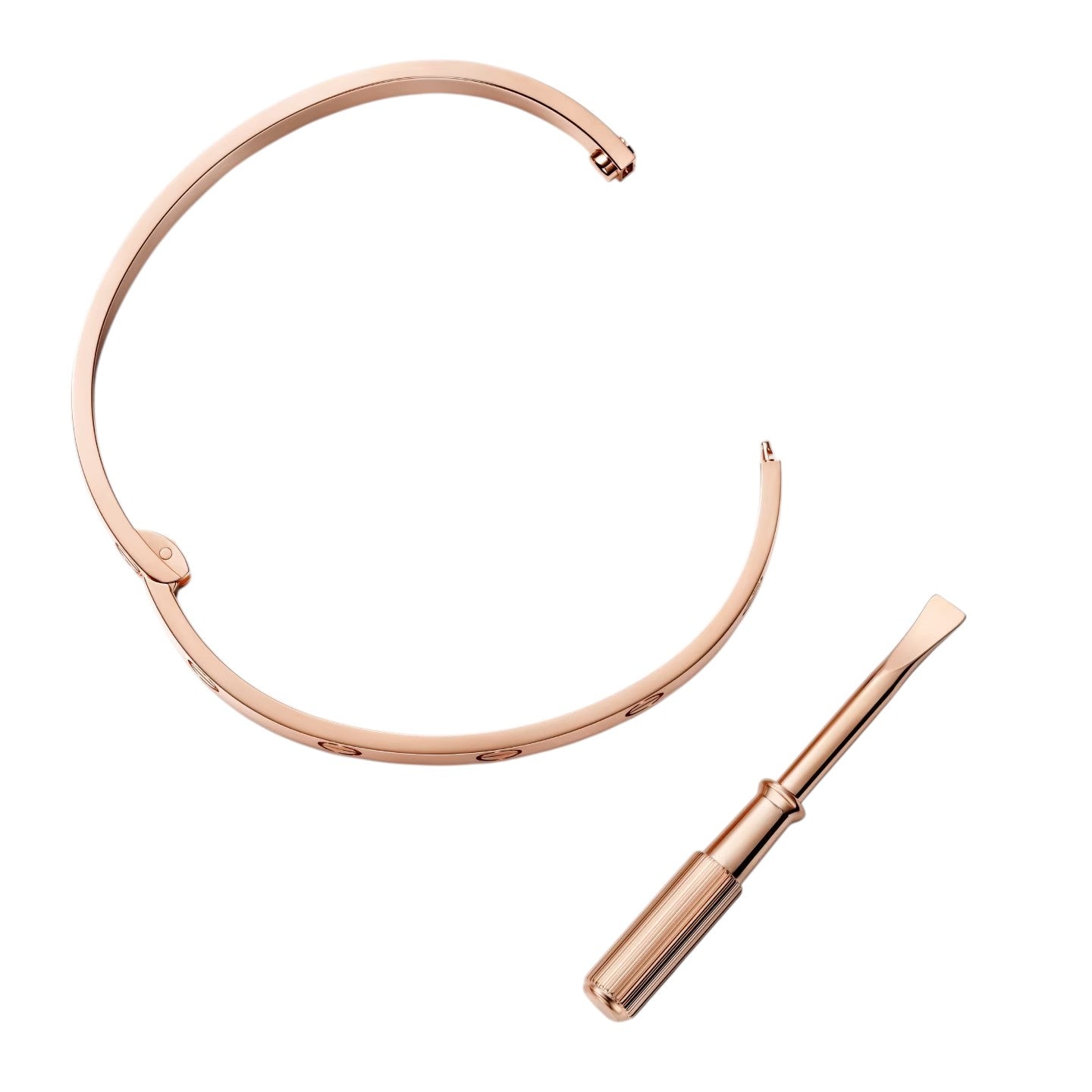 [Aetheris]CLASSIC 6.1MM LOVE SINGLE-SCREW CLOSURE BANGLE