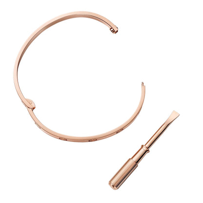 [Aetheris]CLASSIC 6.1MM LOVE SINGLE-SCREW CLOSURE BANGLE