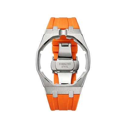 [Aetheris]Royal Oak Pop Exclusive Stahlgehäuse und Silikonarmband mit Wiege