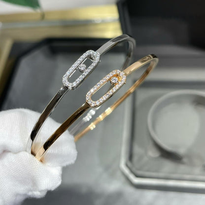 [Aetheris]MOVE UNO PAVÉ FLEX BANGLE (MEDIUM)