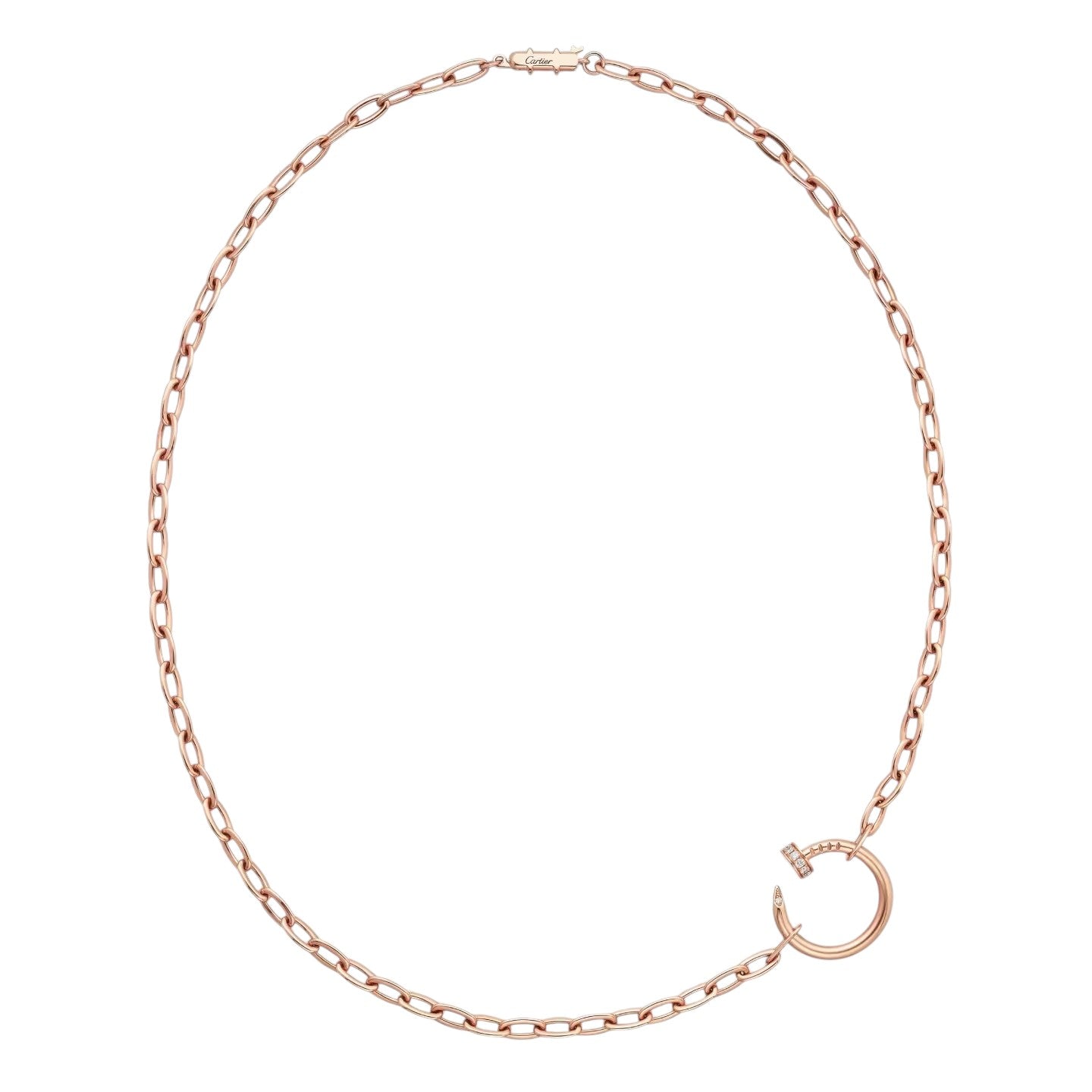 [Aetheris]CLOU DIAMOND NAIL PENDANT NECKLACE