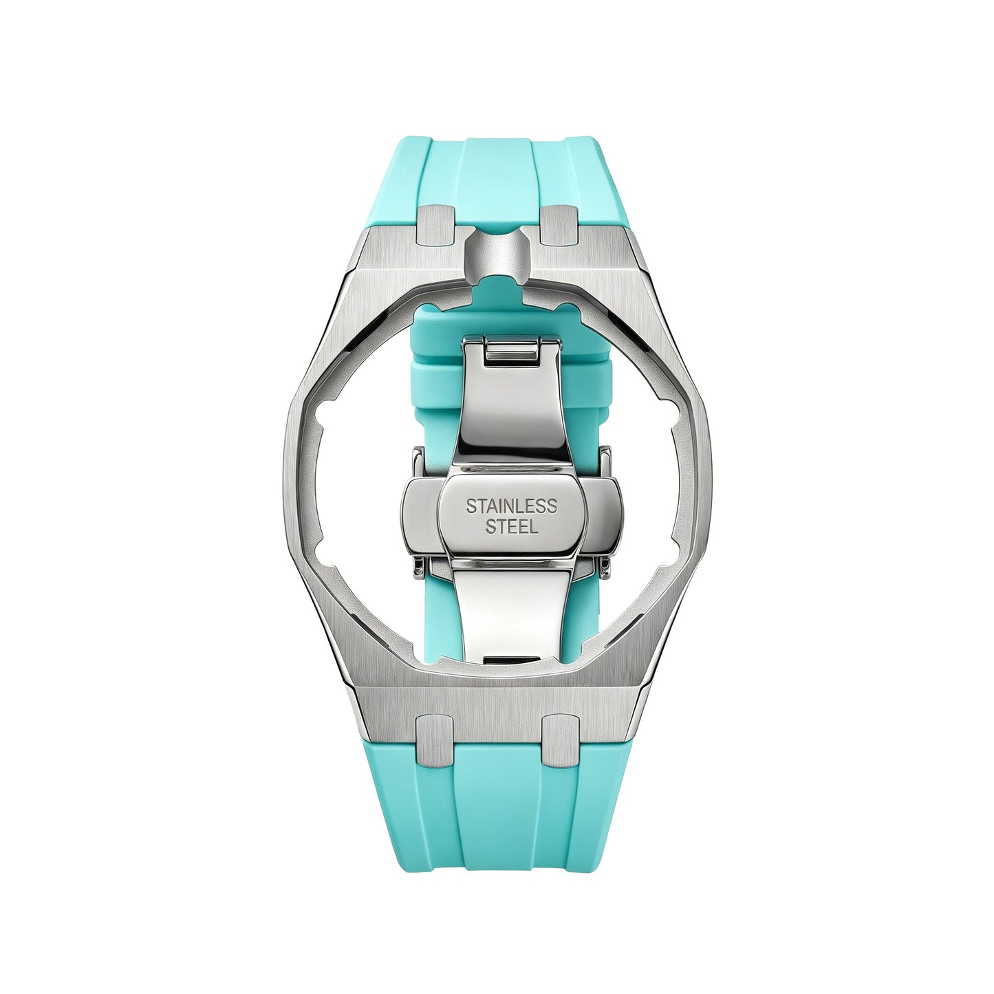 [Aetheris]Royal Oak Pop Exclusive Stahlgehäuse und Silikonarmband mit Wiege