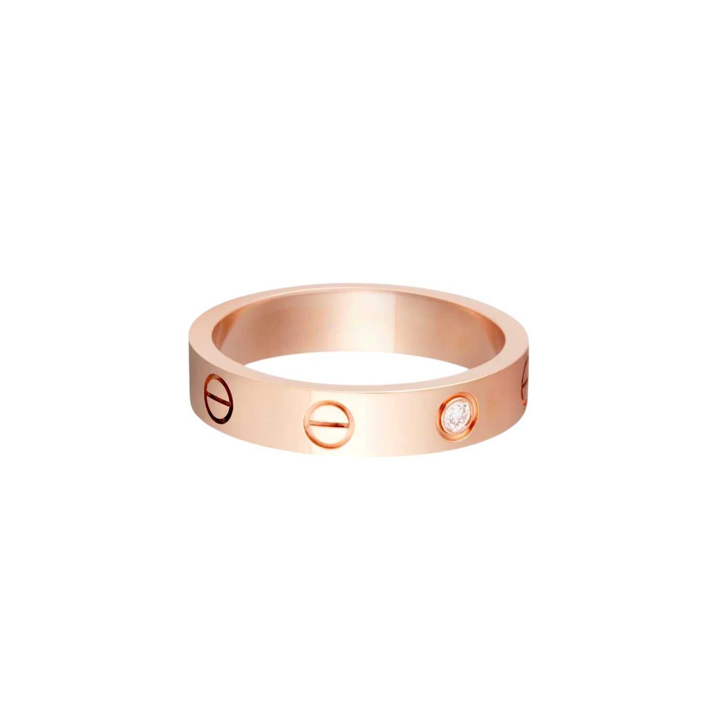 [Aetheris]LOVE 4MM 1 DIAMANTENRING
