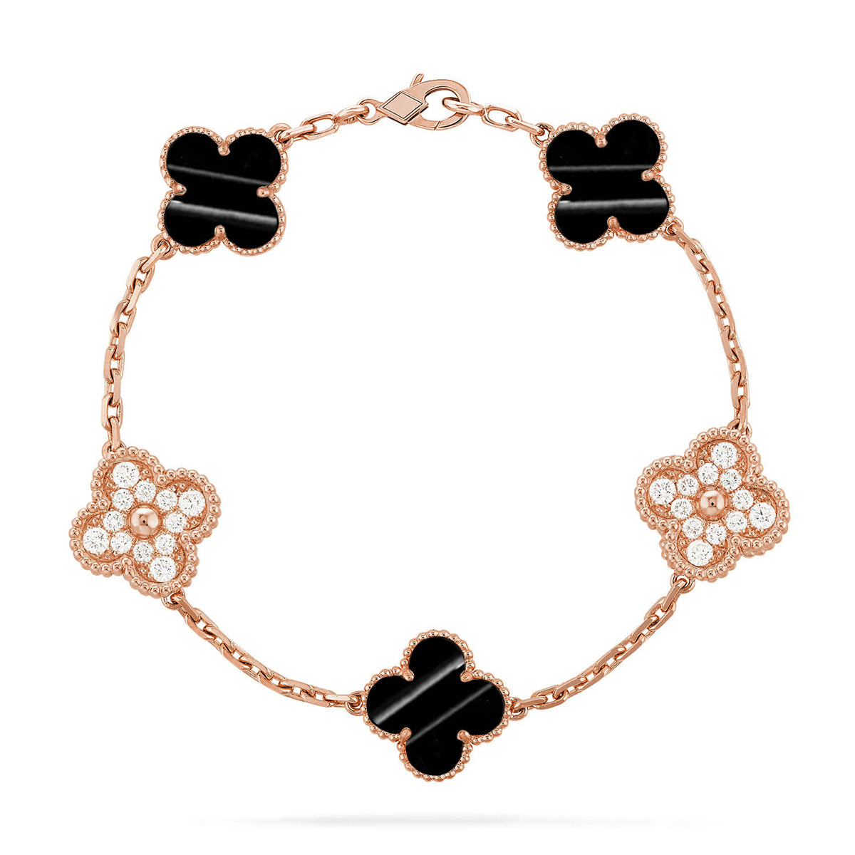 [Aetheris]LUCKY CLOVER 5-MOTIV-ARMBAND - PULSE STONE KOLLEKTION