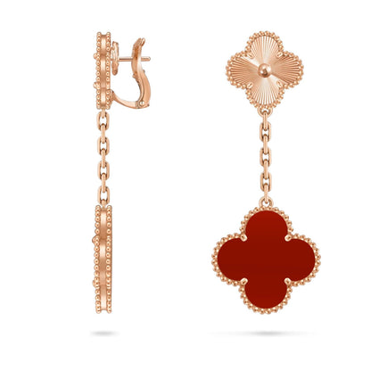 [Aetheris]KLEE DOPPEL-MOTIV STATEMENT OHRSTECKER - DOUBLE-CHARM KOLLEKTION