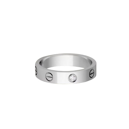 [Aetheris]LOVE 4MM 1 DIAMANTENRING