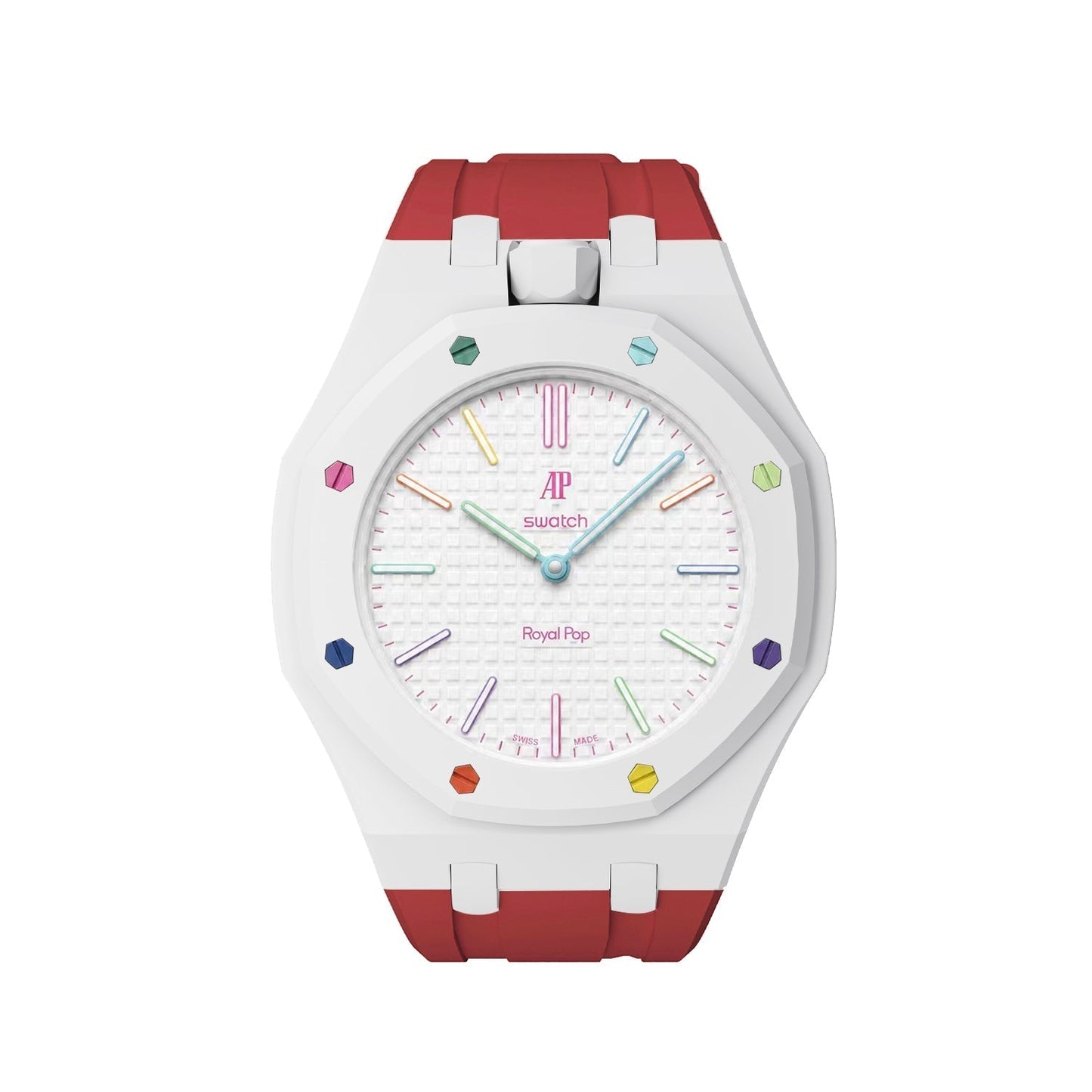 [Aetheris]Royal Oak Pop Exclusive Bioceramic Case & Silicone Strap Mix Color