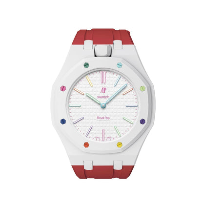 [Aetheris]Royal Oak Pop Exclusive Bioceramic Case & Silicone Strap Mix Color
