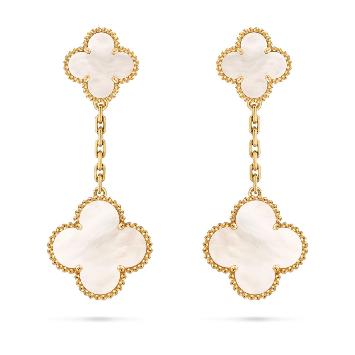[Aetheris]KLEE DOPPEL-MOTIV STATEMENT OHRSTECKER - DOUBLE-CHARM KOLLEKTION