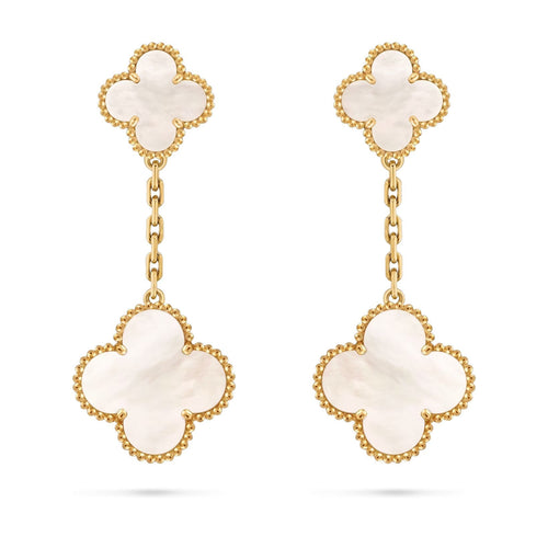 [Aetheris]KLEE DOPPEL-MOTIV STATEMENT OHRSTECKER - DOUBLE-CHARM KOLLEKTION