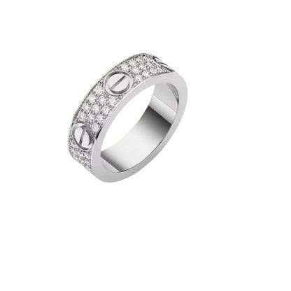 [Aetheris]LOVE 5.5MM FULL-PAVÉ DIAMOND RING