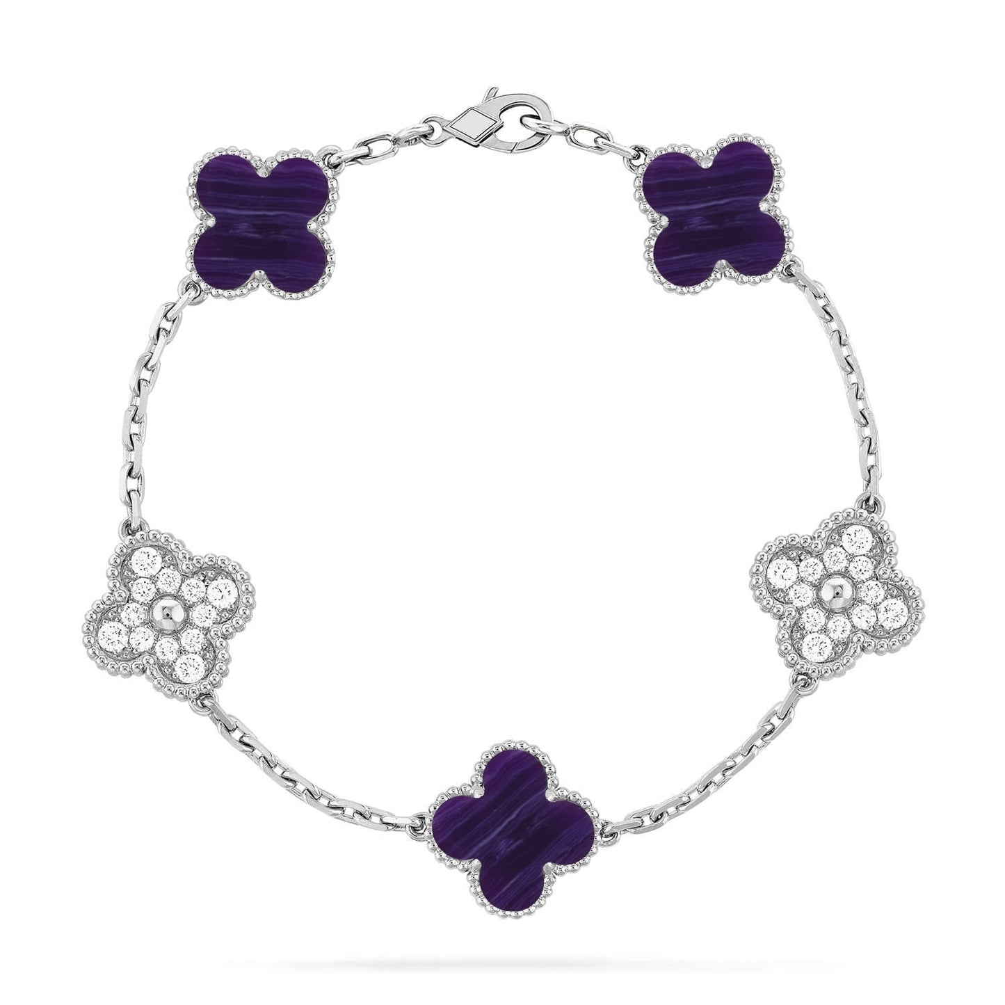 [Aetheris]GLÜCKKLEE-ARMBAND MIT 5 MOTIVEN - CHAROIT-KOLLEKTION