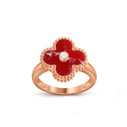 [Aetheris]KLEEBRETT-DIAMANT-AKZENT-RINGKOLLEKTION AUS ROSÉGOLD