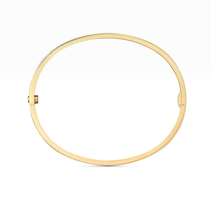 [Aetheris]LOVE 3,65 MM SCHMALE ARMBANDSPANGE – 10 DIAMANTEN